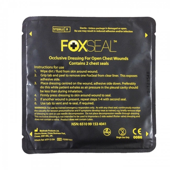 Fox seal chest seal