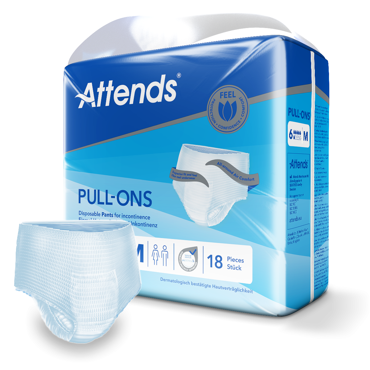 Attends Pull-Ons 6 Medium