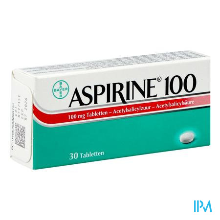 Aspirine 100mg Comp 30