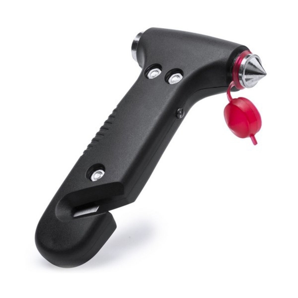Veiligheidshamer met led verlichting en gordelsnijmes