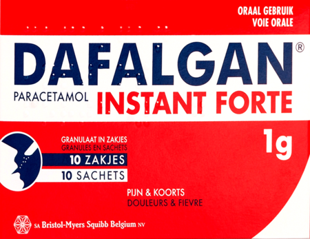 Dafalgan Instant Forte Gran Zakjes 10x1000mg