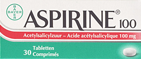 Aspirine 100mg Comp 30