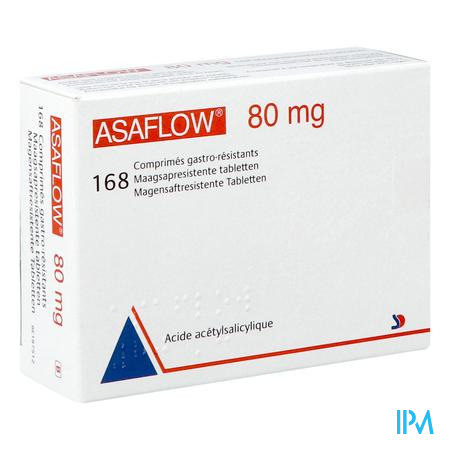 Asaflow 80mg Comp Gastro Resist Bli 168x 80mg