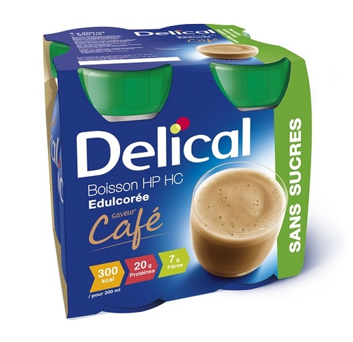 Delical HPHC avec édulcorants - 200 ml - koffie