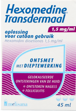 Hexomedine Sol 45ml Transcut