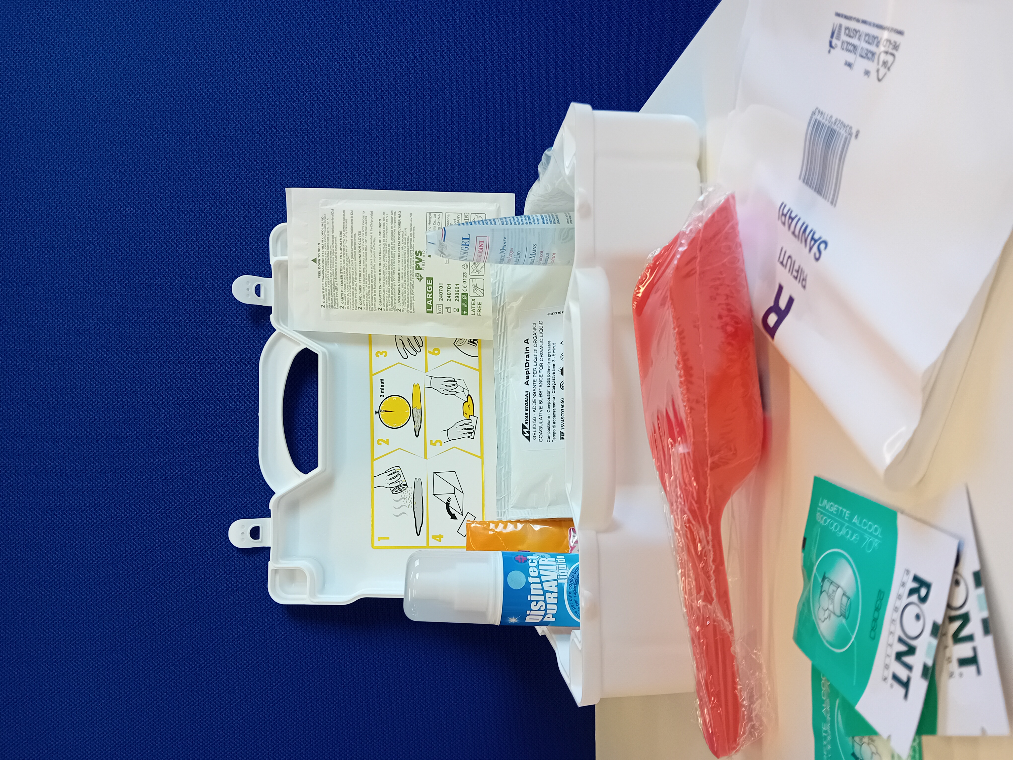Bio-hazard kit (kit nettoyage)