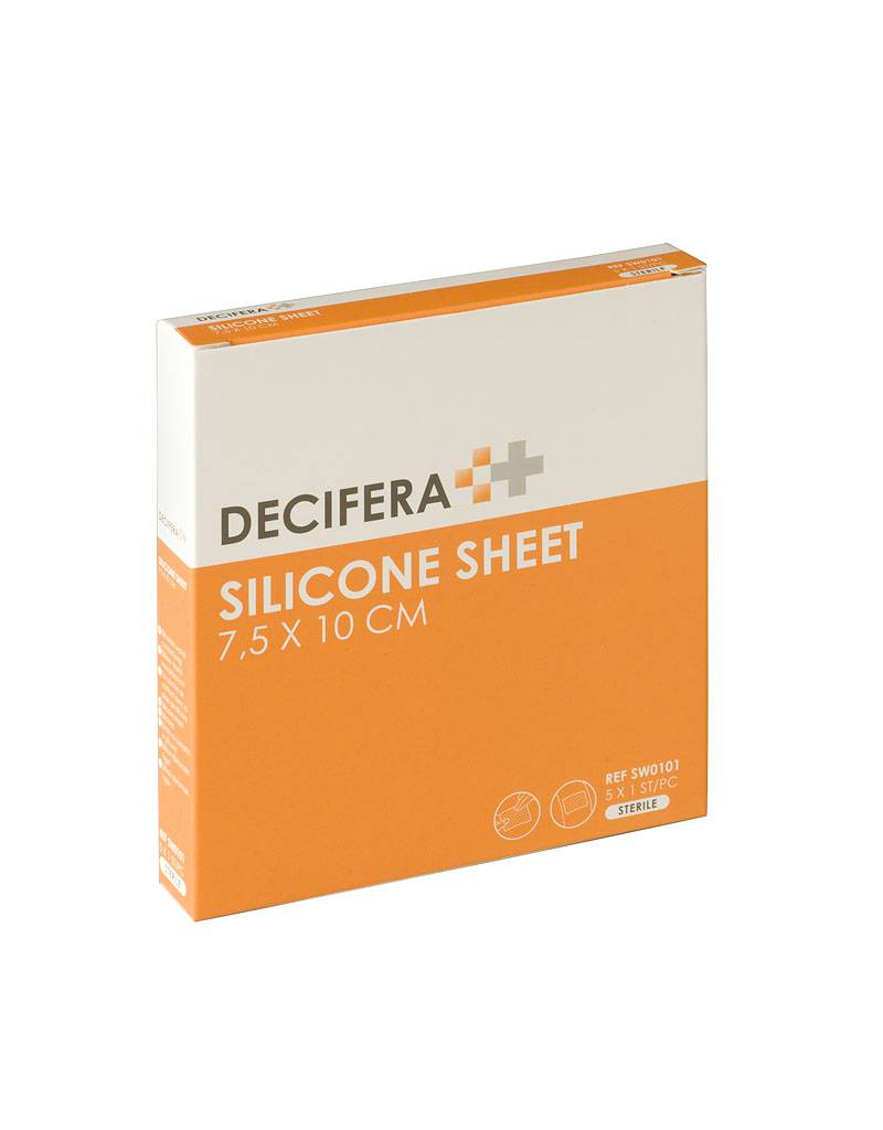  Decifera Silicone Sheet 7,5 x 10 cm - 5st/doos 