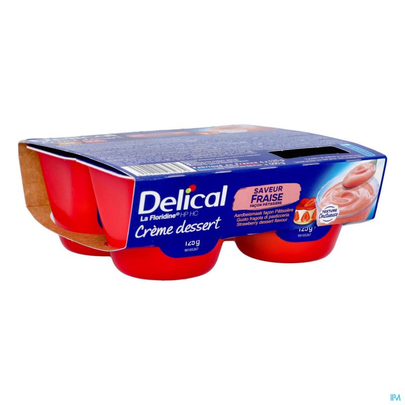 Delical CREME LA FLORIDINE - 125 G - AARDBEI