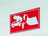 Pictogram voor blusdeken voor (elektrische) wagen