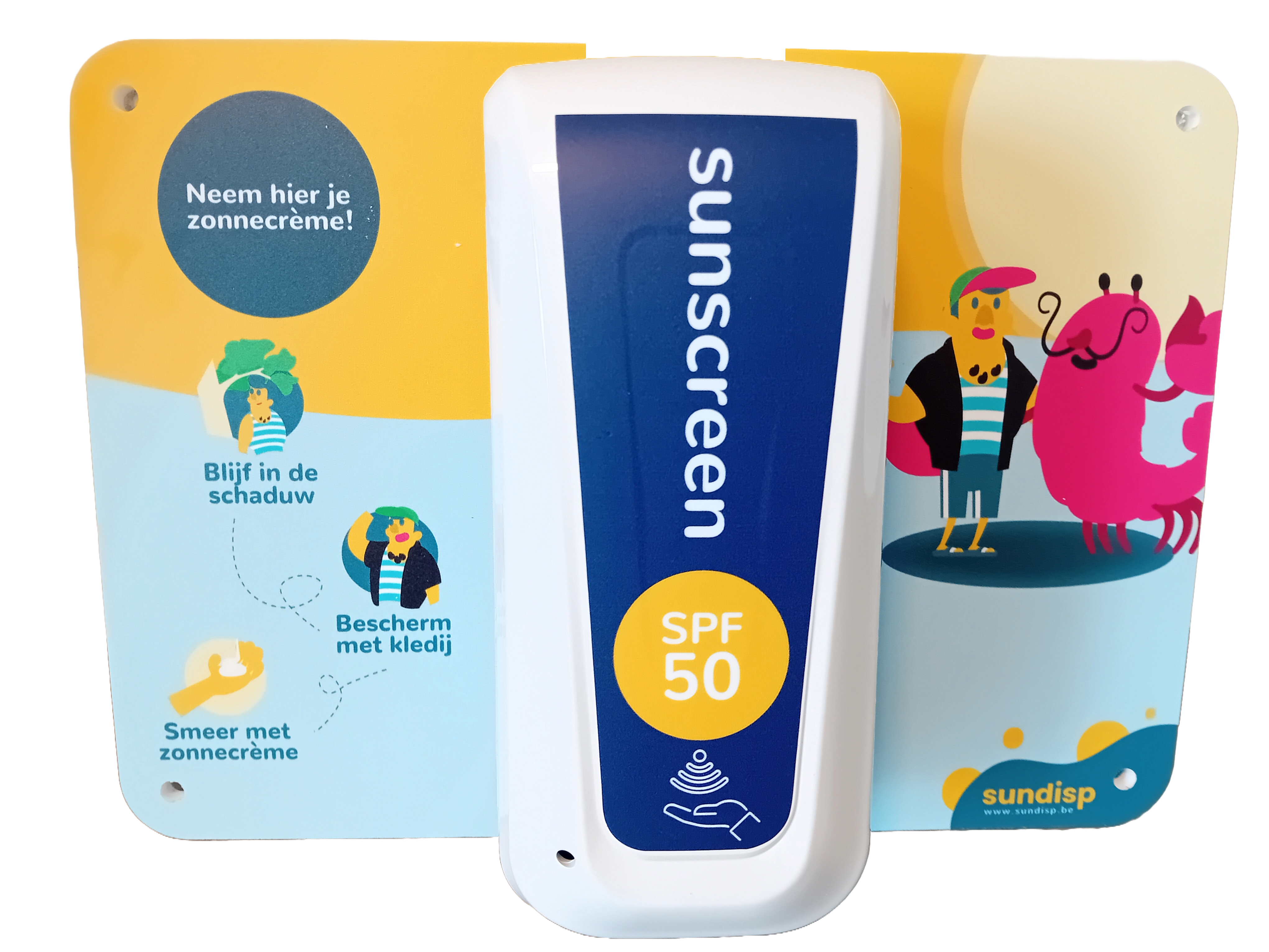 Distributeur crème solaire