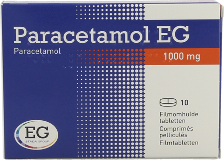 Paracetamol EG 1000Mg Filmomh Tabl  10