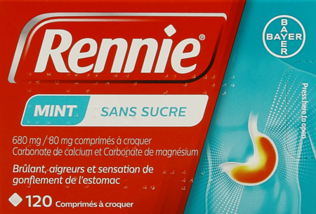 Rennie Zonder Suiker Pastilles 120