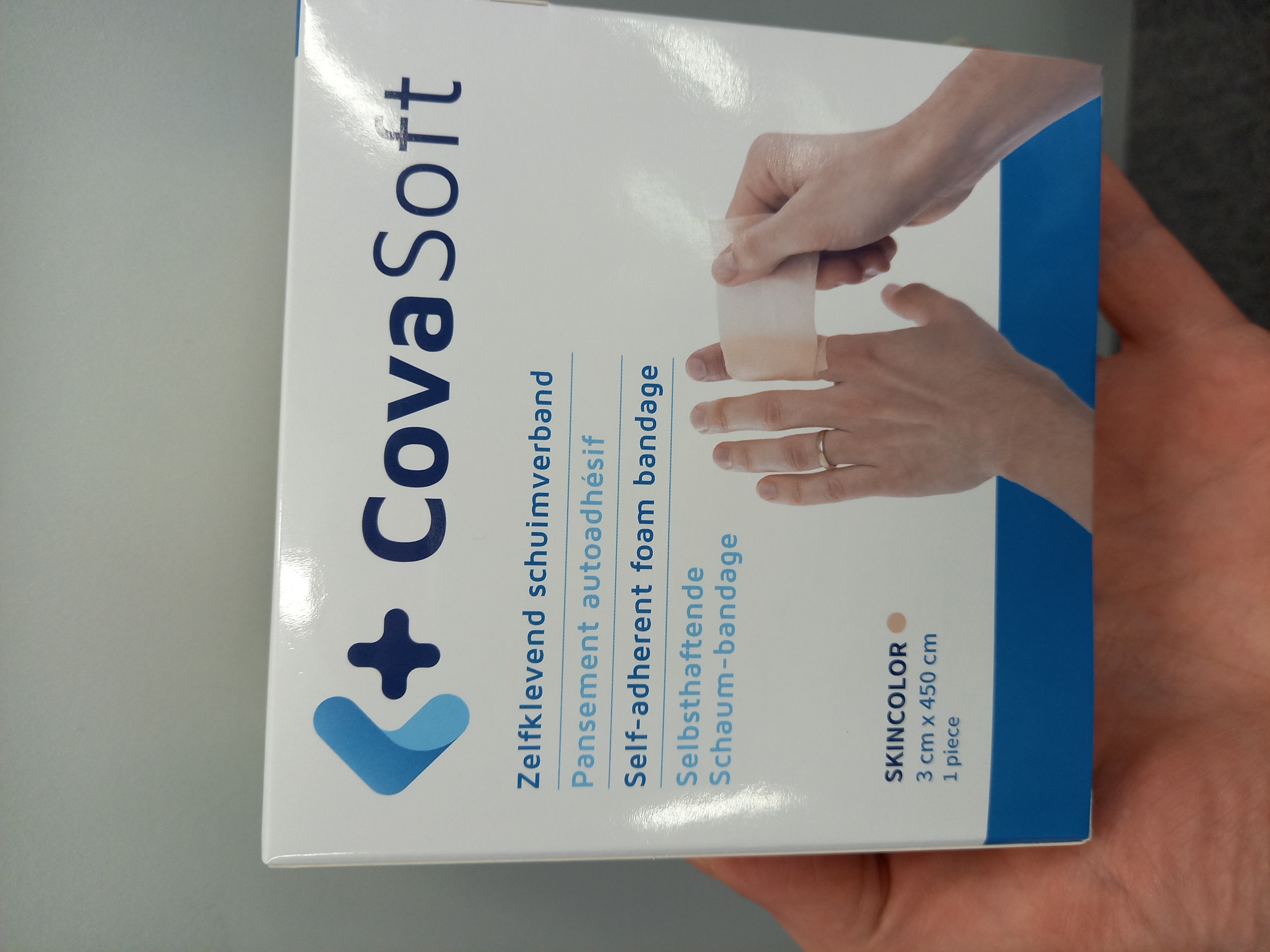 Soft wondverband huidskleur