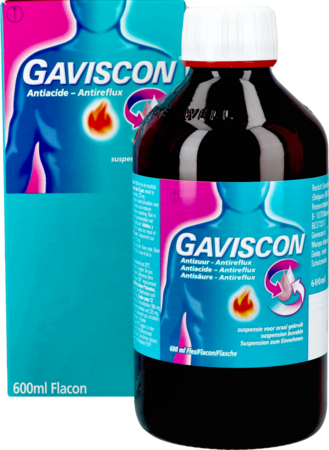 Gaviscon Antizuur-antireflux Susp Oraal Gebr.600ml