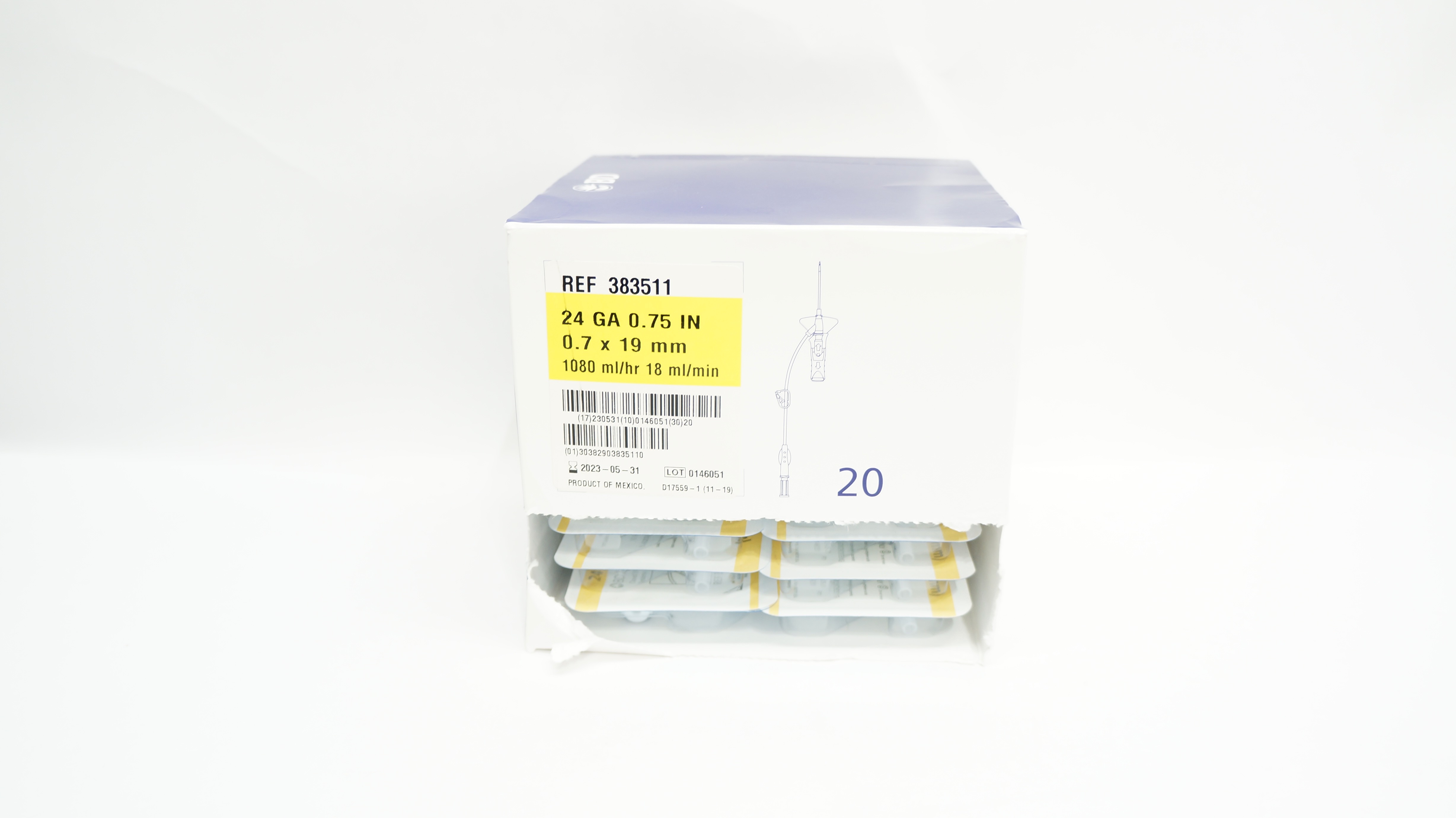 BD Nexiva IV catheter met Dual Port