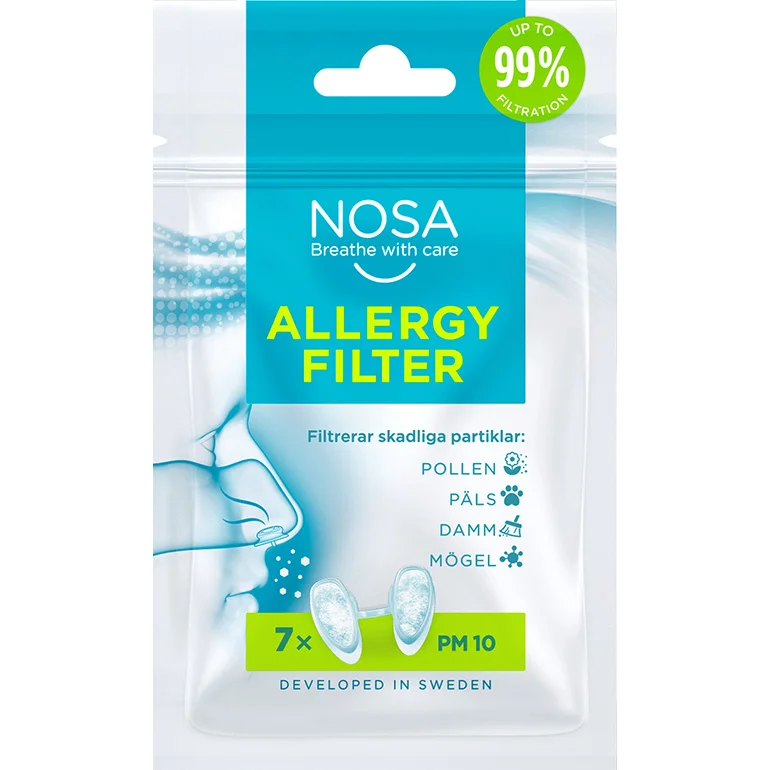 Nosa plugs Pollen filter