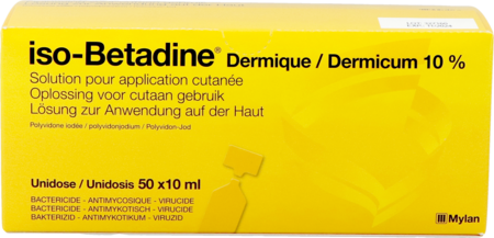 Iso Betadine Derm Unidose 50x10 ml