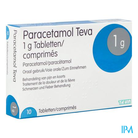 Paracetamol Teva 1g Tabl 10 X 1g Blister