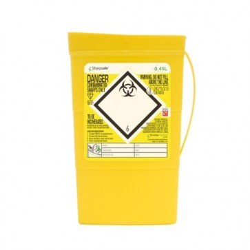 Container d'aiguilles Sharpsafe 0,45L