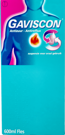 Gaviscon Antizuur-antireflux Susp Oraal Gebr.600ml