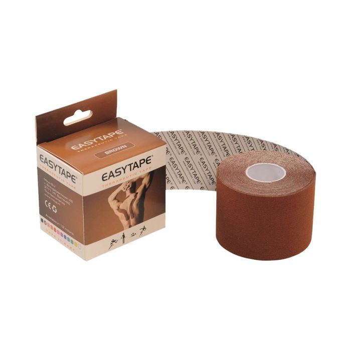 Easytape kinesiology tape 5 m x 5 cm bruin