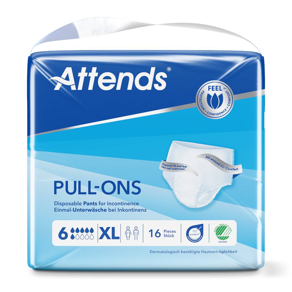 Attends Pull-Ons 6 Extra Large