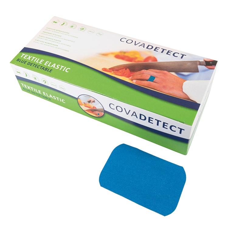 Covadetect detecteerbare textiel pleister 5,0 x 7,2 cm