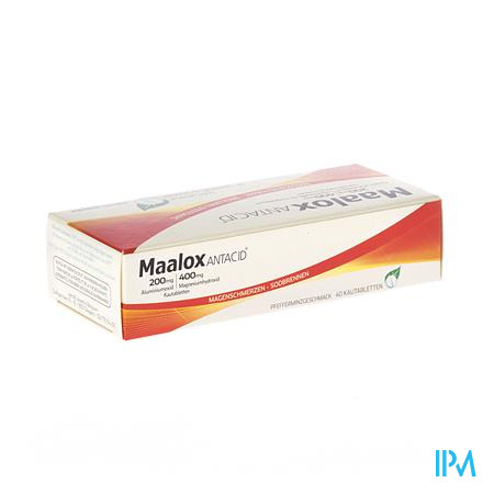 Maalox Antacid 200/400 Comp 40