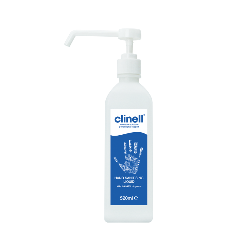 Clinell hand sanitising liquid 520 ml