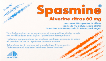 Spasmine Caps 40 X 60mg