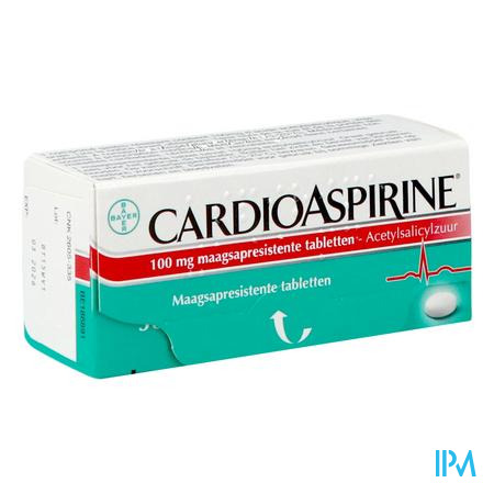 Cardioaspirine Maagsapresist. Tabl 56 X 100mg