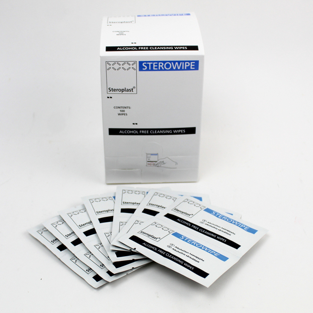 Steriele alcohol free swabs 