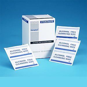 Alcohol free swabs