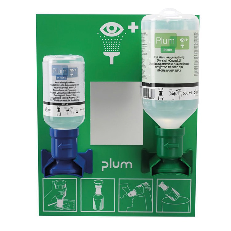 Plum oogspoelstation (pH Neutral 200 ml + Eye wash 500 ml)