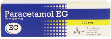 Paracetamol EG 500 Mg           Bruistabl 20X500Mg