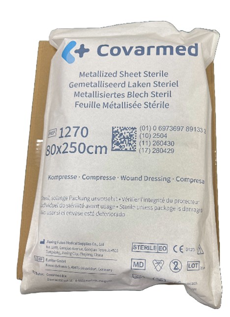 Gemetalliseerd laken steriel Covarmed