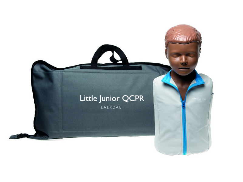 Little junior QCPR donkere huid