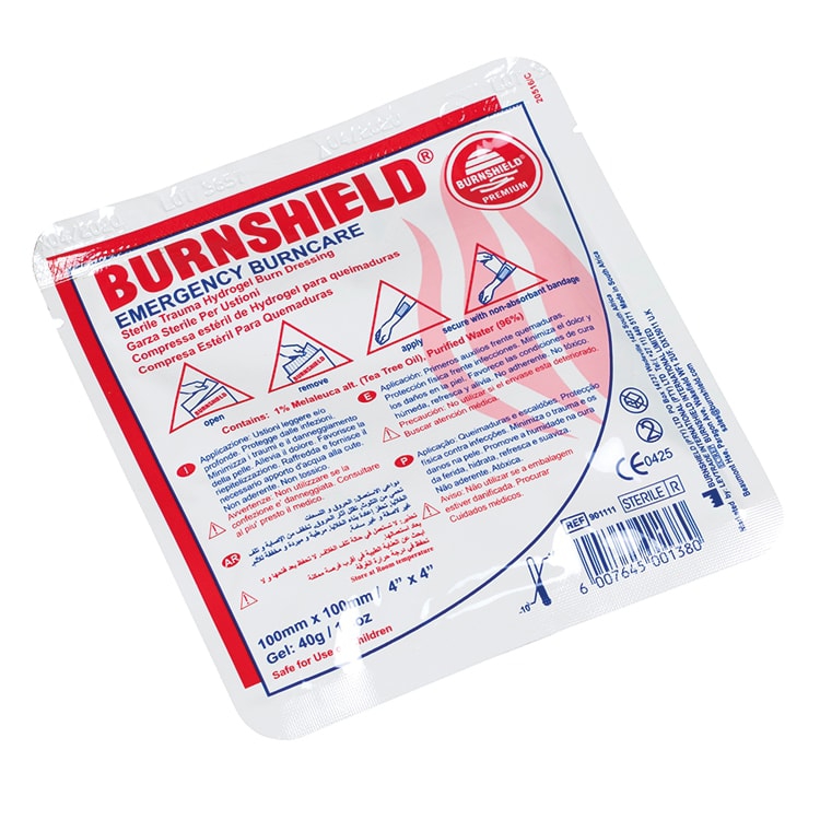 Burnshield kompressen 10 cm x 10 cm