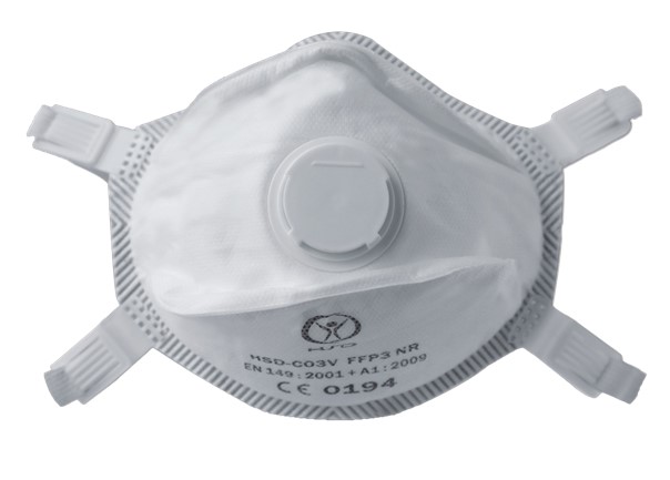 FFP3 masker met filter per 20 stuks
