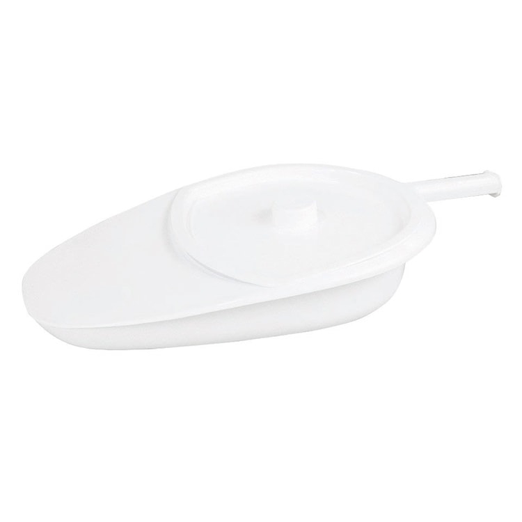 Bedpan met deksel