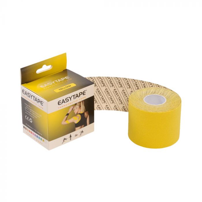 Easytape kinesiology tape 5 m x 5 cm geel