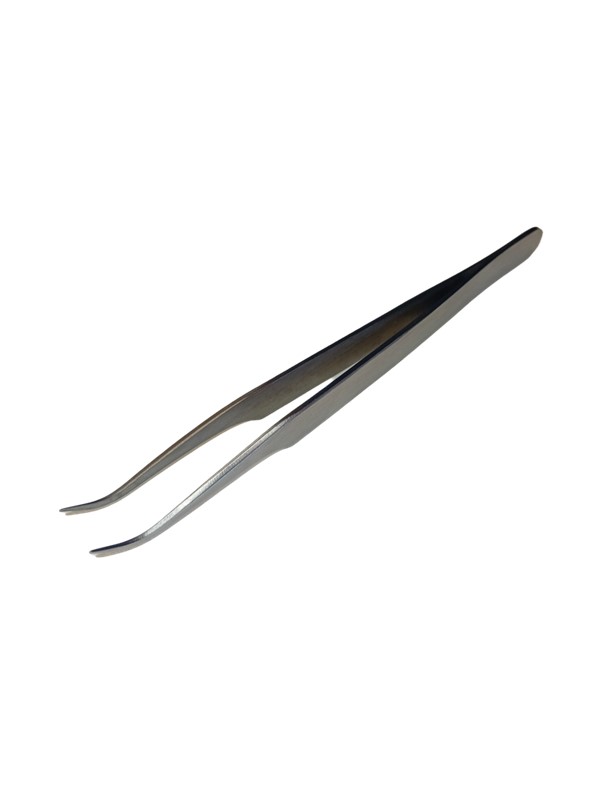 Splinterpincet gebogen punten 11,5 cm