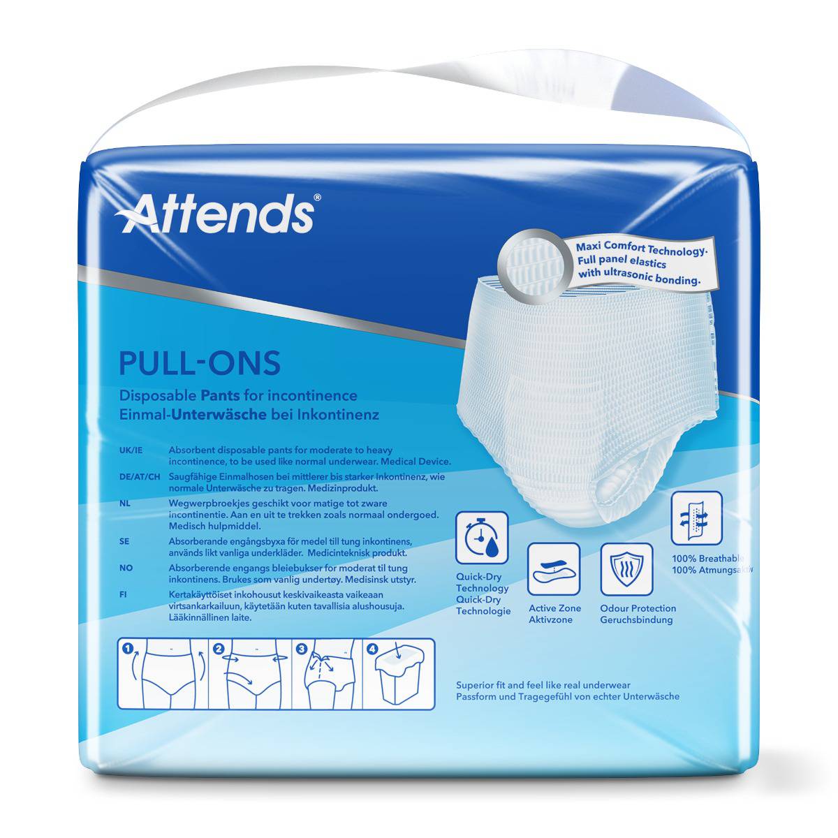 Attends Pull-Ons 6 Medium