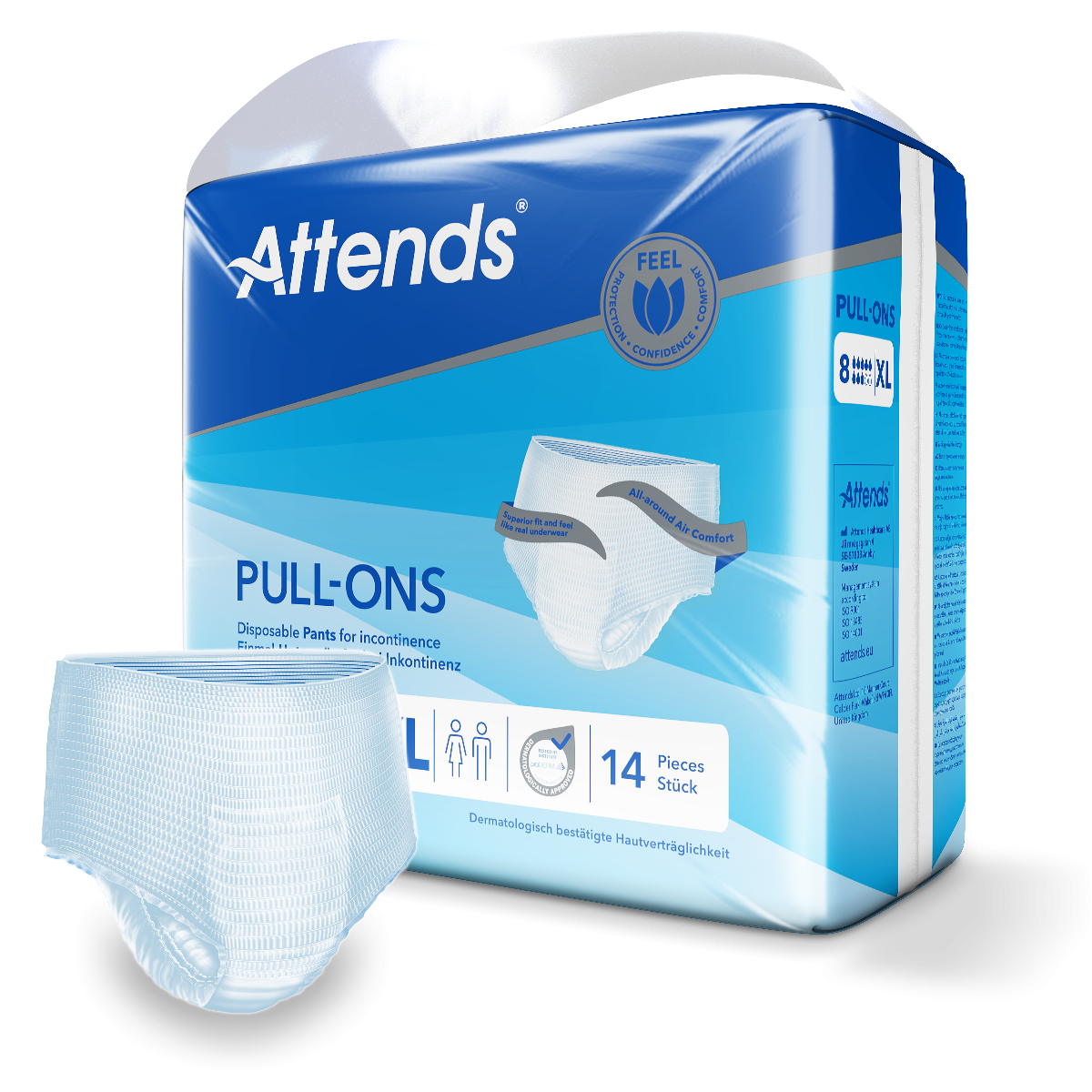 Attends Pull-Ons 8 Extra Large