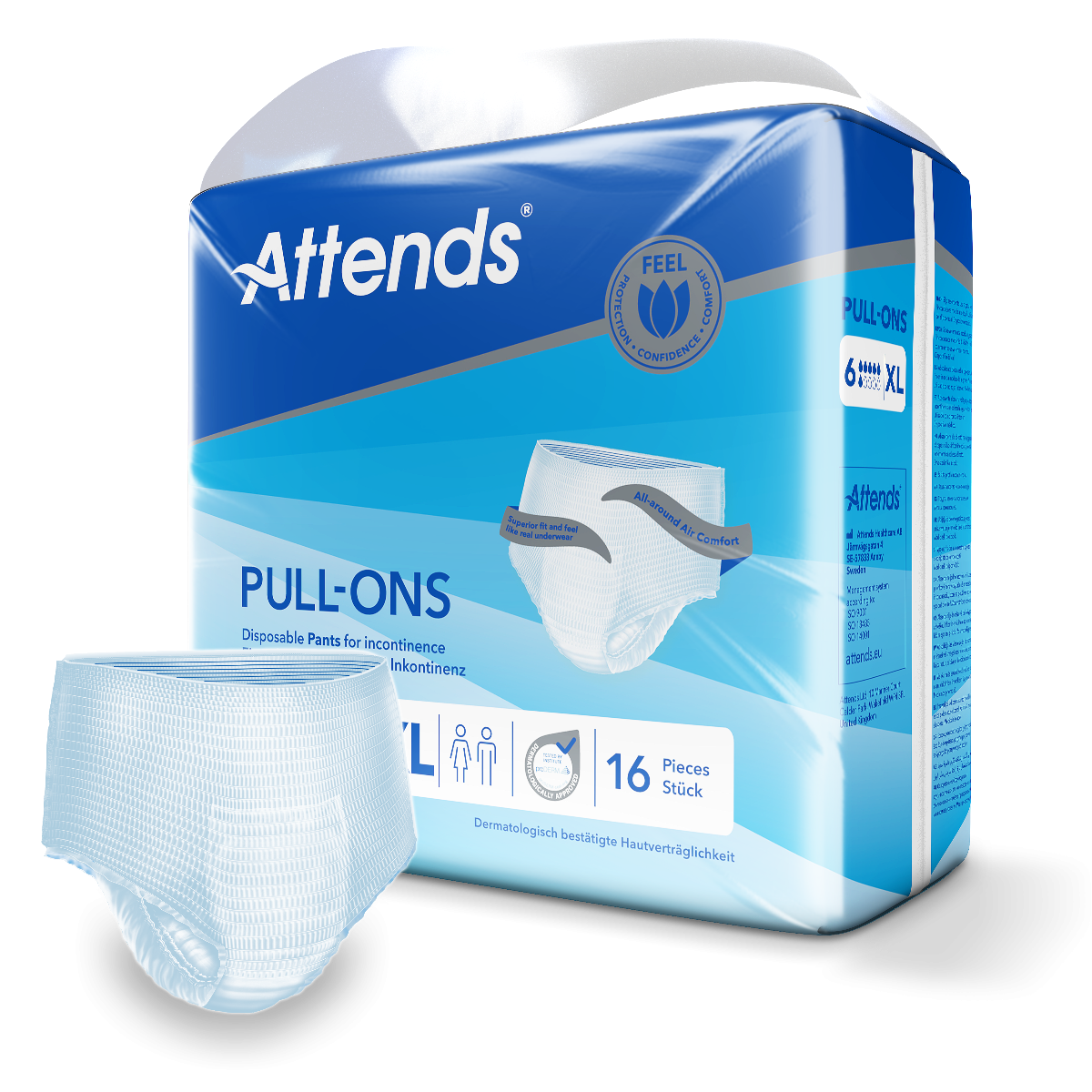 Attends Pull-Ons 6 Extra Large